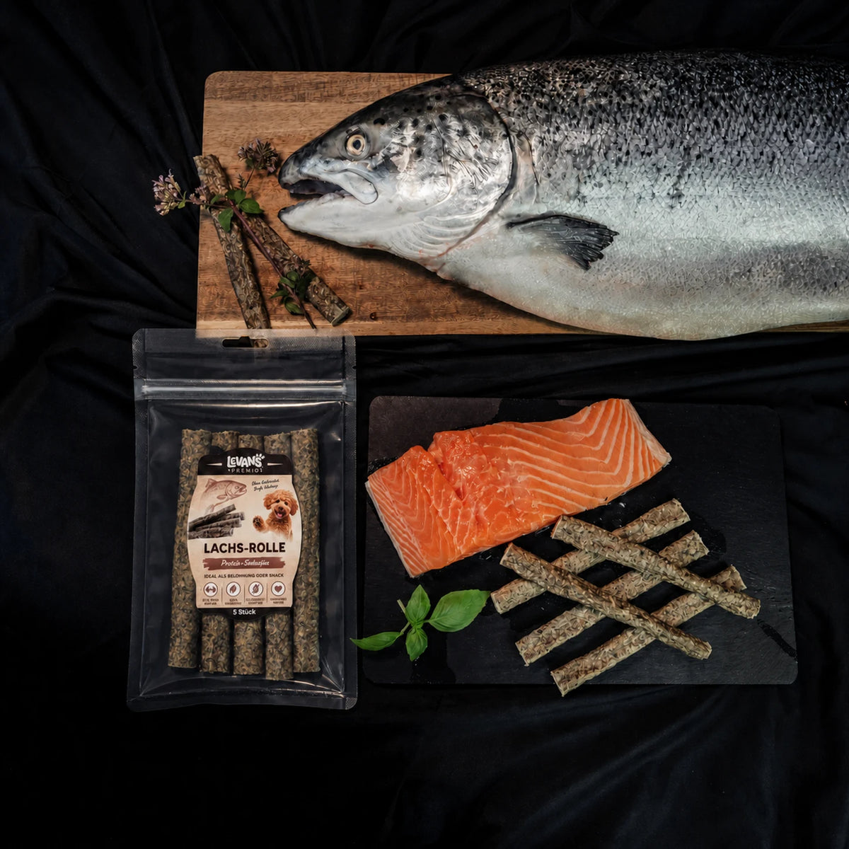 Lachs-Rolle